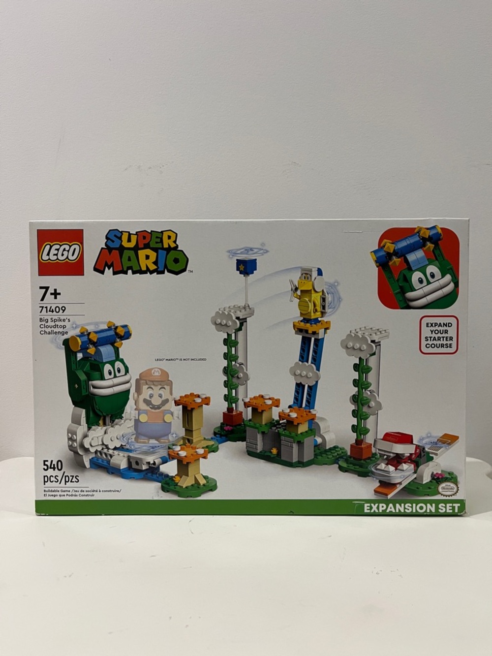 New LEGO Super Mario Big Spike's Cloudtop Challenge Expansion Set 71409